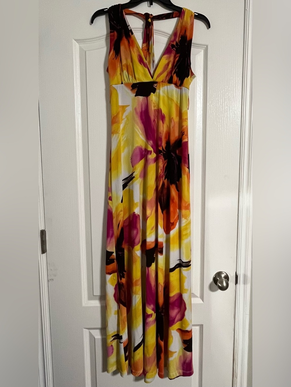 Candie's Yellow, Pink & Orange Floral Dress Size S